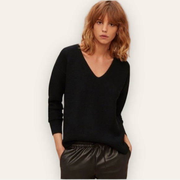 ARITZIA - Wilfred Free Wolter Sweater in BLACK - Picture 11 of 13